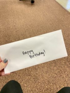 bithday letter